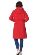 Rote lange Regenjacke (Long Coat) Rosa von Happy Rainy Days 3