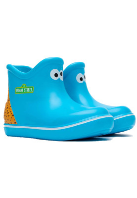 Blaue Sesame Street Tufs wasserdichte Kinderstiefel