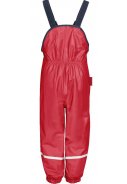 Rote mit Fleece gefütterte Regenlatzhose von Playshoes 2