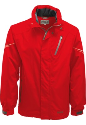 Rote Herrenregenjacke Wallis von Pro-X Elements