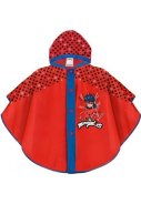 Rote Kinderponcho von Ladybug Miraculous