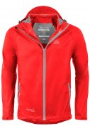 Rote Regenjacke Stow and Go von Highlander  1