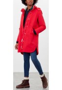 Rote Loxley Cosy Damenregenjacke/-parka von Joules 8