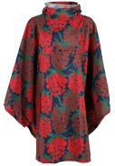 Rote Maxiberry Danepackit Regenponcho von Danefæ
