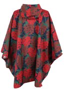 Rote Maxiberry Danepackit Regenponcho von Danefæ 7