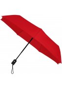 Roter automatischer Taschenschirm