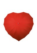 Rote "Herz" Regenschirm