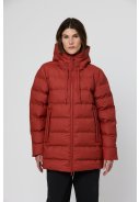 Rote (Red Ochre) Puffer Damenregenjacke Frost von Tantä 5