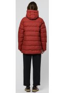 Rote (Red Ochre) Puffer Damenregenjacke Frost von Tantä 6