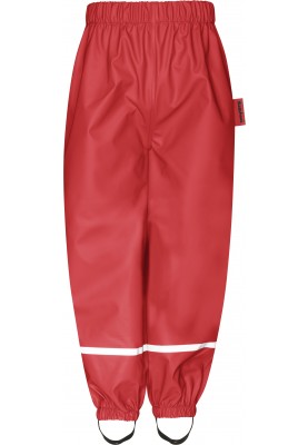 Rote Regenhose mit Fleece von Playshoes