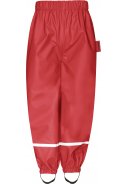 Rote Regenhose mit Fleece von Playshoes 1