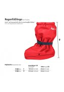 Rote Regenfüßlinge mit Fleece von Playshoes 3