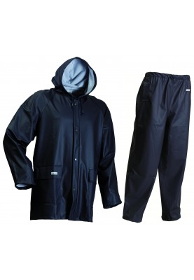 Dunkelblauer Regenanzug von Lyngsøe Rainwear