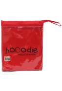Roter Regenponcho Fahrrad von Hooodie 3