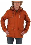 Rote (rooibos) leicht wattierte Herrenregenjacke Nick von Pro-X Elements 4