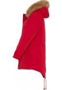 Roter Winterparka "HafenCity® Coat - SoftLan® + Sorona®" von BMS 3