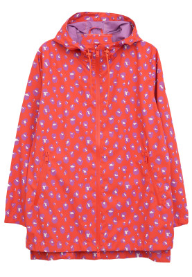 Rote Regenjacke mit Print Magla von Tantä