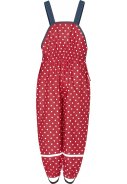 Rote Regenlatzhose mit Punkten von Playshoes 2