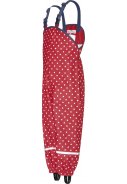 Rote Regenlatzhose mit Punkten von Playshoes 3