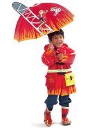 Rote Kinder Regenmantel Fireman von Kidorable 4
