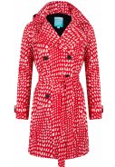 Rot/weisser Trenchcoat Roxy von Happy Rainy Days 1