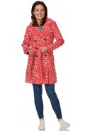 Rot/weisser Trenchcoat Roxy von Happy Rainy Days 2