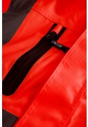 Rote/schwarze Hi-Vis Regenjacke von Lyngsøe Rainwear 4