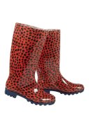 Roter / schwarzer Damen-Gummistiefel von XQ Footwear 3