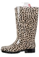 Beige / schwarzer Damen-Gummistiefel von XQ Footwear 3