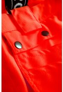 Rote/schwarze Hi-Vis Regenhose von Lyngsøe Rainwear 2