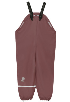 Rose Brown Regenhose mit Trägern von CeLaVi