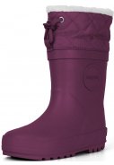 Violette Damenwinterstiefel aus Naturkautschuk von Druppies 4