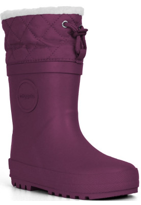 Violette Damenwinterstiefel aus Naturkautschuk von Druppies