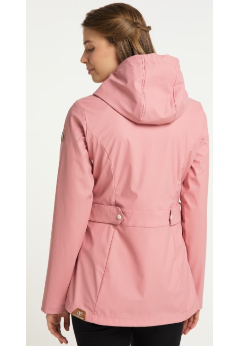 Rosa vegan Damenregenjacke Marge von Ragwear - Regenwarenhaus