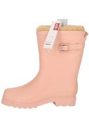 Rosa gefütterte Damen-Gummiregenstiefel Rubber Rain Boots von XQ 2