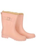 Rosa gefütterte Damen-Gummiregenstiefel Rubber Rain Boots von XQ 3