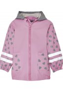 Rosa/graue Regenjacke Katze von Playshoes