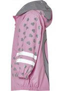 Rosa/graue Regenjacke Katze von Playshoes 3