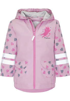 Rosa Kinderregenjacke Cat von Playshoes
