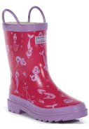 Rosa / Lilac Kinderregenstiefel Minnow von Regatta