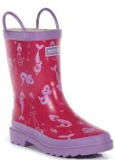 Rosa / Lilac Kinderregenstiefel Minnow von Regatta 1