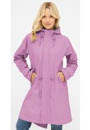 Mauve / Navy Damenregenjacke Friese Traveby Fisher von Derbe 2