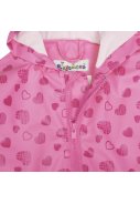 Rosa Regenoverall mit Herzen von Playshoes 2
