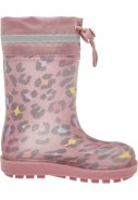 Rosa mit Leo Print Umweltfreundlich Gummistiefel von Playshoes 3