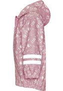 Rosa bedruckte Regenjacke mit Fleecefutter von Playshoes 2