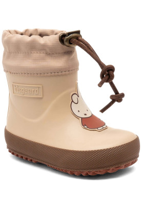 Schwarze Miffy Gummistiefel "Thermo Baby" von Bisgaard