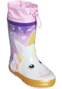 Rosa Regenstiefel Einhorn von Playshoes