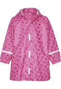 Playshoes Regenjacke rosa mit Herzchen