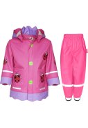 Rosa Regenanzug Marienkäfer von Playshoes 1
