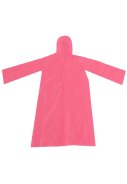Rosa Einweg-Regenjacke für Kinder mit Druckknopfverschluss – 5 Stück 3